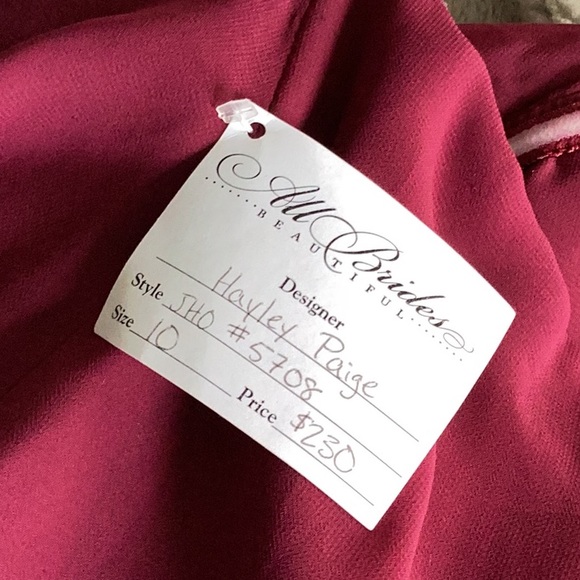 NWT HAYLEY PAIGE Special Occasion 5708 - Picture 10 of 11